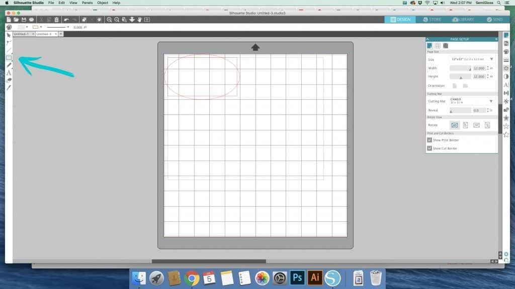 Draw a rectangle