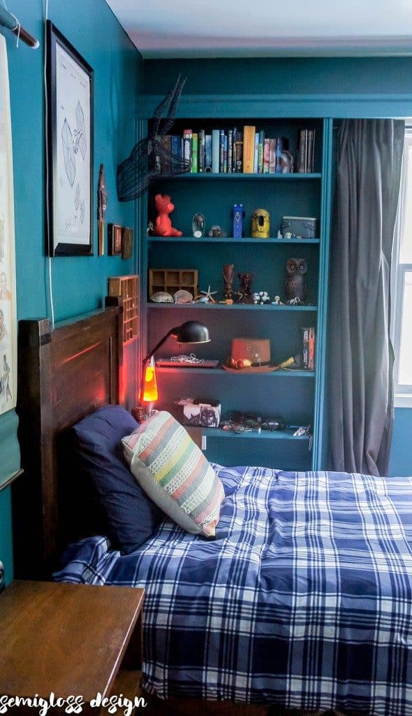 An Easy Eclectic Teen Boy Bedroom Refresh
