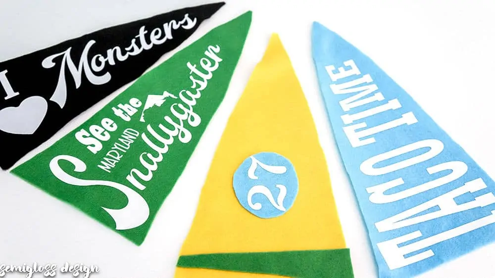 Make Your Own Vintage Style Pennant Flag!