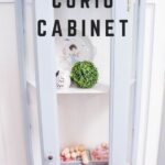 pin image - light blue curio cabinet