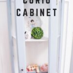 pin image - light blue curio cabinet