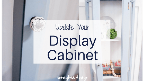 Paint a curio cabinet