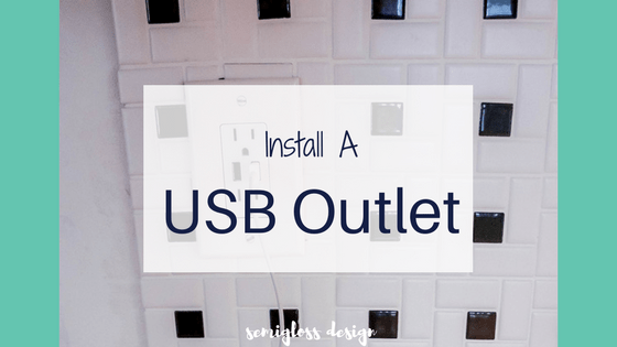 Install a USB outlet