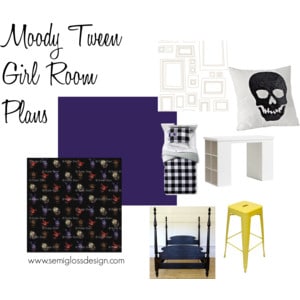 $100 Room Challenge: Moody Tween Girl Room Plans