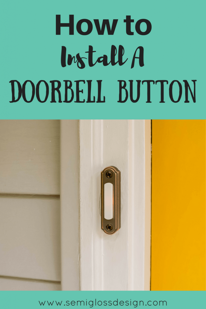 Learn How to Install a Doorbell Button the Easy Way!