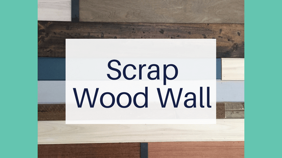 This scrap wood project uses up all those scraps from projects past. It also creates a work of art on your walls! Use your scrap wood for a wall.