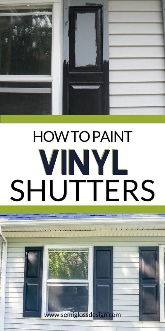 pin image - paint shutters collage