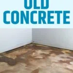 brown stained concrete floor