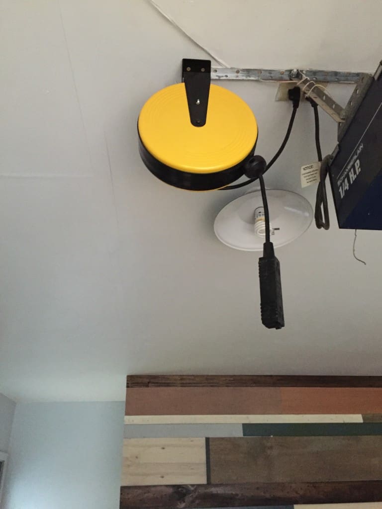 Add Outlets With A Retractable Extension Cord For Your Garage