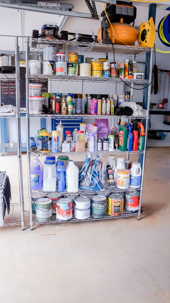 paint storage organization