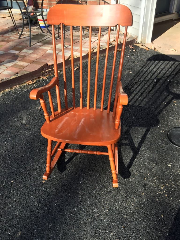 rocking chair before