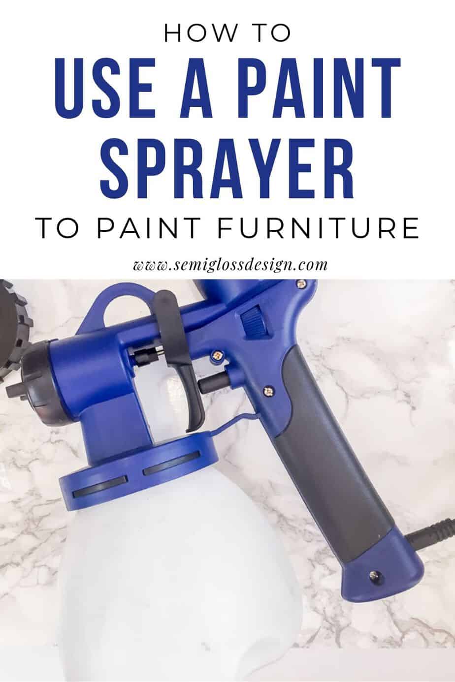 How to Use a Paint Sprayer to Paint Furniture Quickly