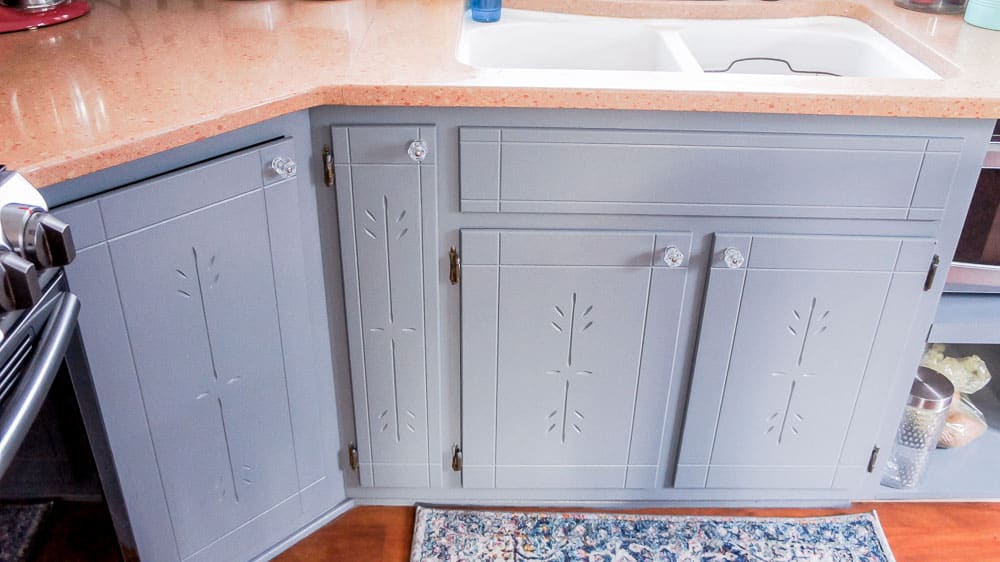 The Easiest Way to Paint Kitchen Cabinets - Semigloss Design