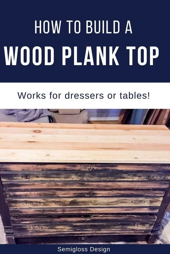 How to Build a Top for a Dresser