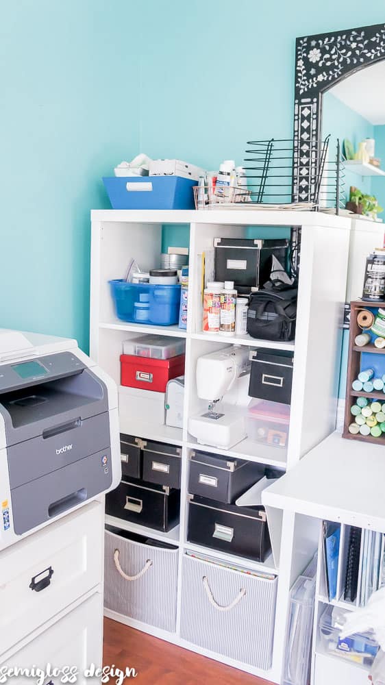 Check out this budget friendly office makeover. #officedecor 