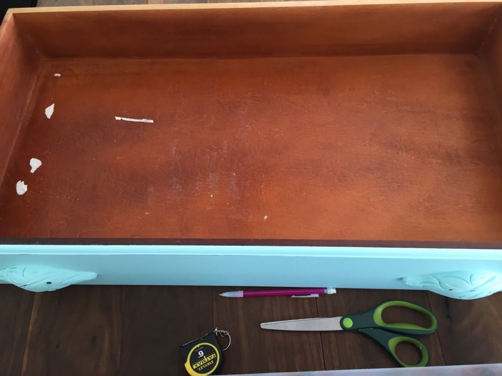 How to Add Drawer Liners to Painted Furniture the Easy Way