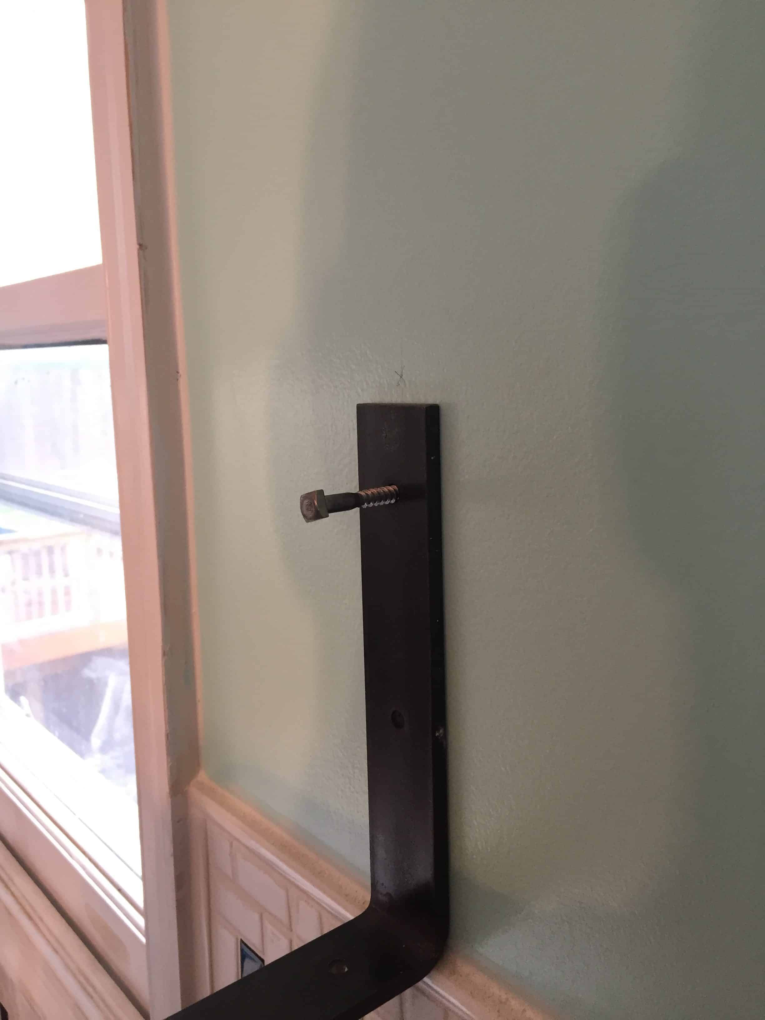 How to Install Shelf Brackets that Mimic Floating Shelves