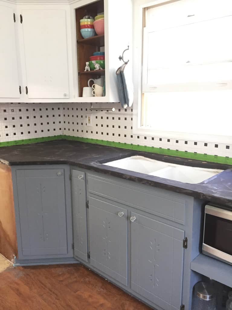 How To Install Concrete Overlay Countertops For Less Than 100