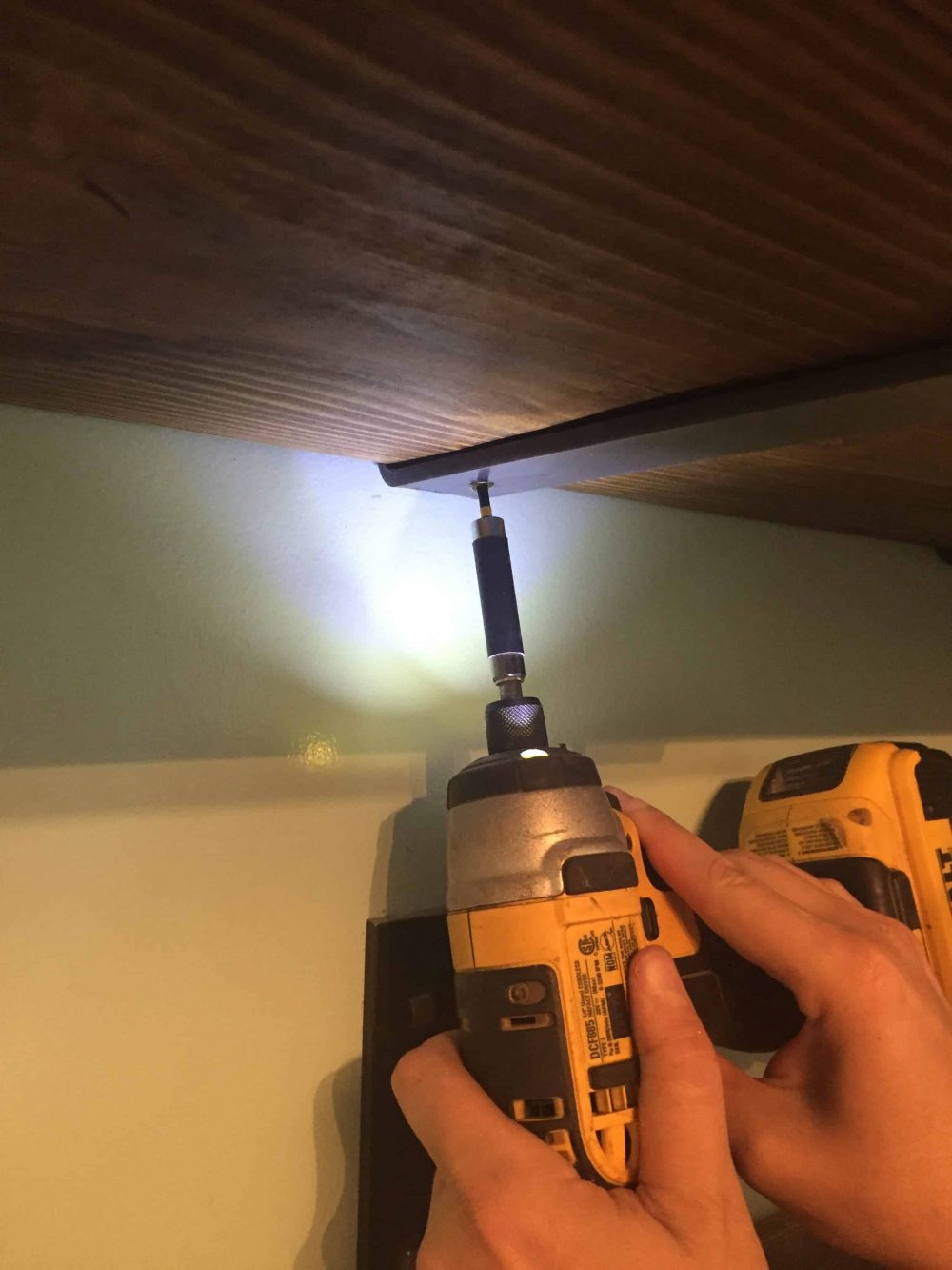 How to Install Shelf Brackets that Mimic Floating Shelves