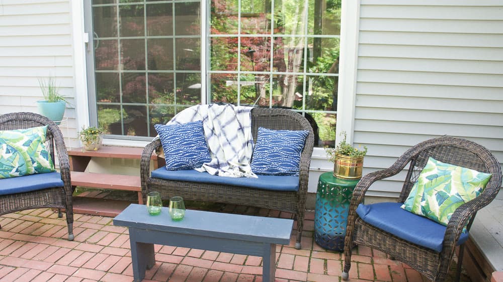Colorful deals patio cushions