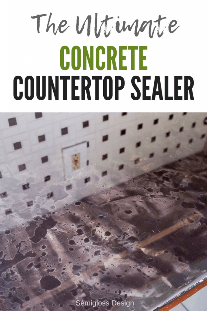 Learn all about the best concrete countertop sealer