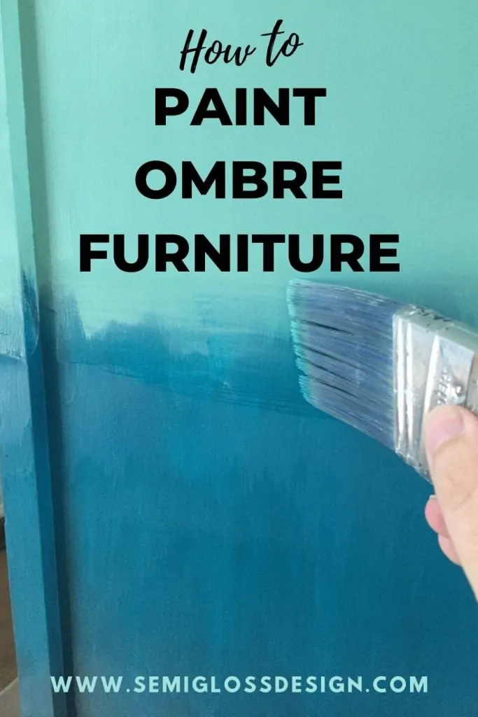 painted ombre furniture