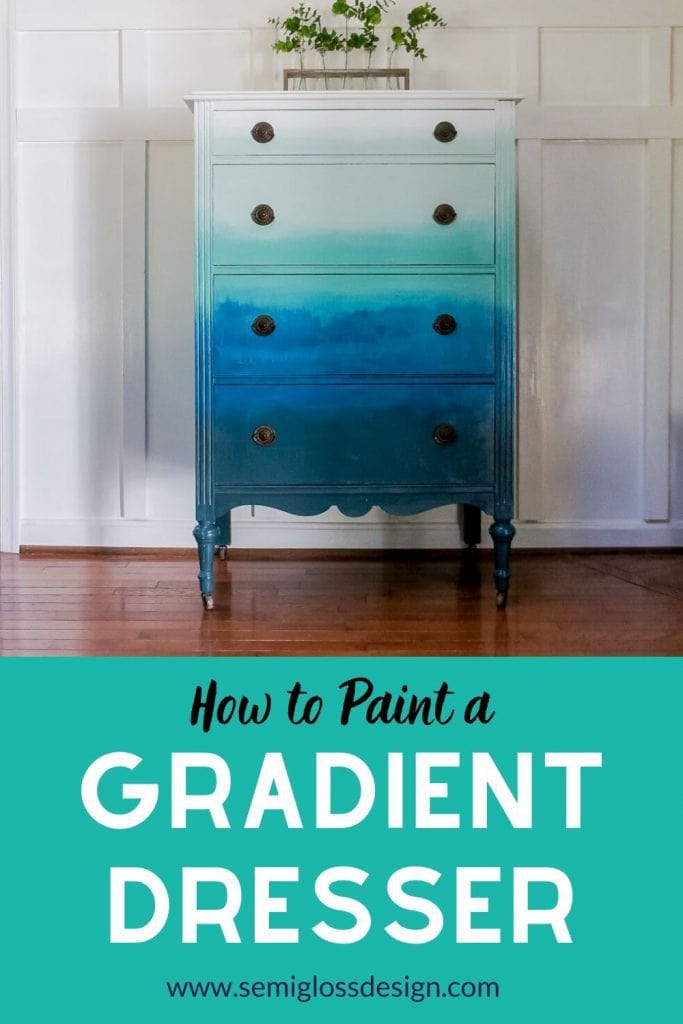 gradient dresser collage