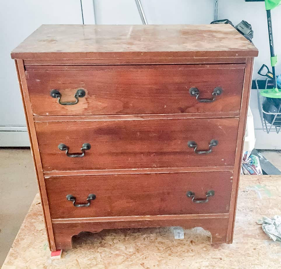 The Best Way To Decoupage A Dresser With Floral Napkins