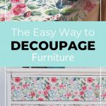 pin image - floral dresser collage