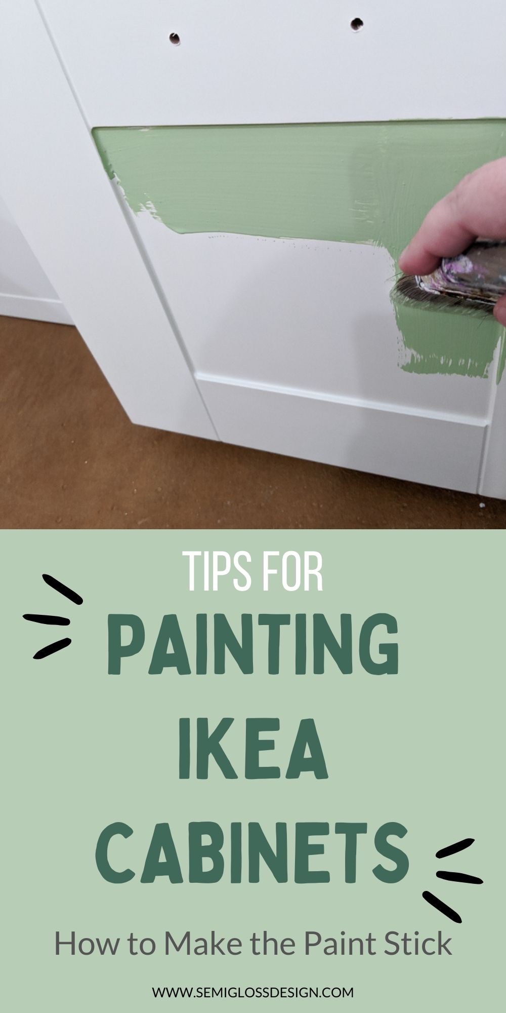 How to Paint IKEA The Easy Way Semigloss Design