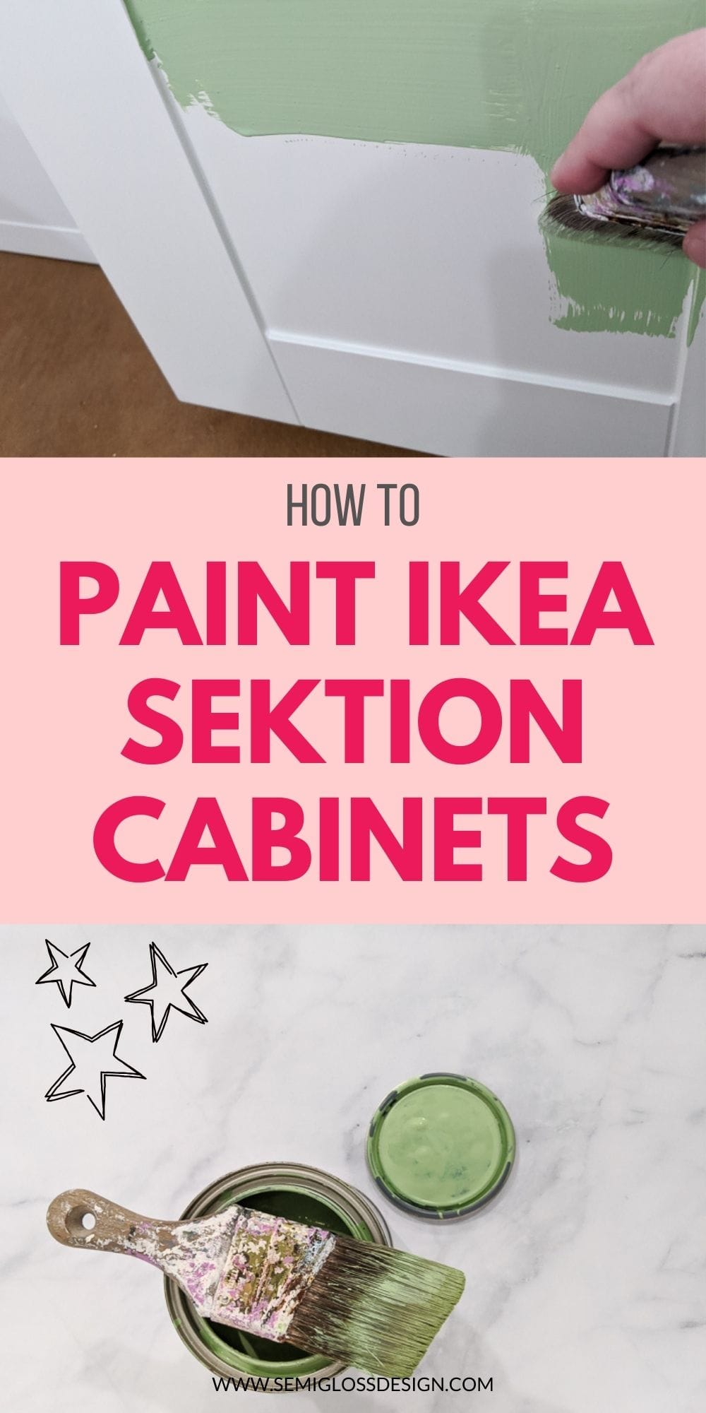 How to Paint IKEA The Easy Way Semigloss Design