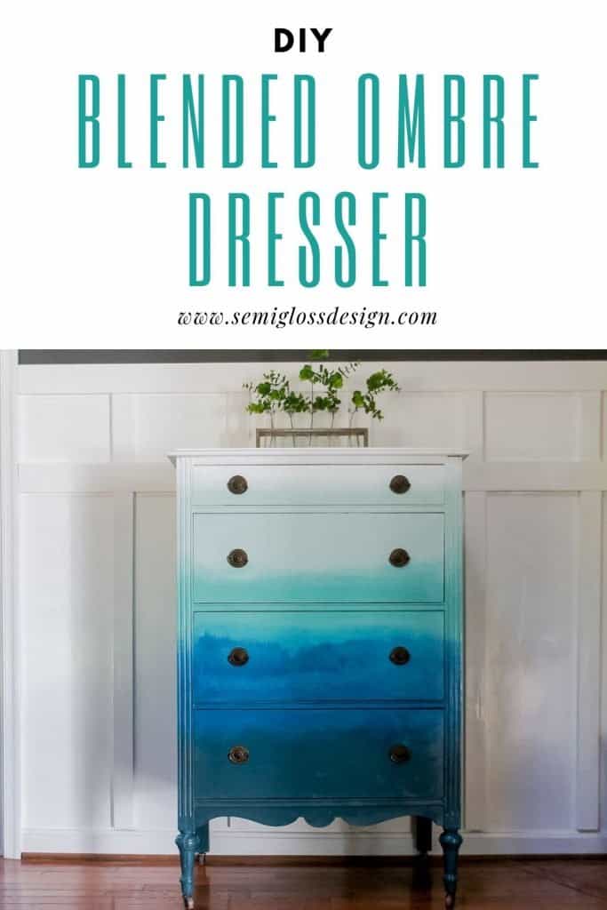 blended ombre dresser