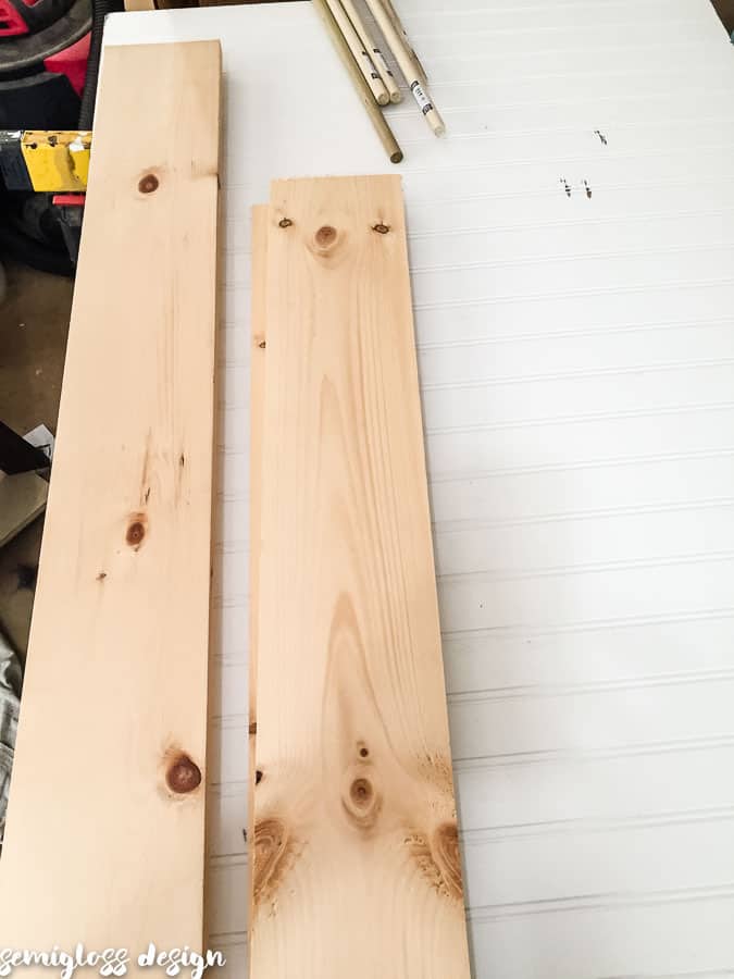 Cut boards to size