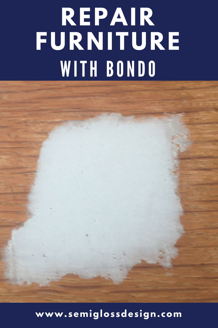 furniture repair with bondo