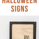 pin image- DIY Halloween signs