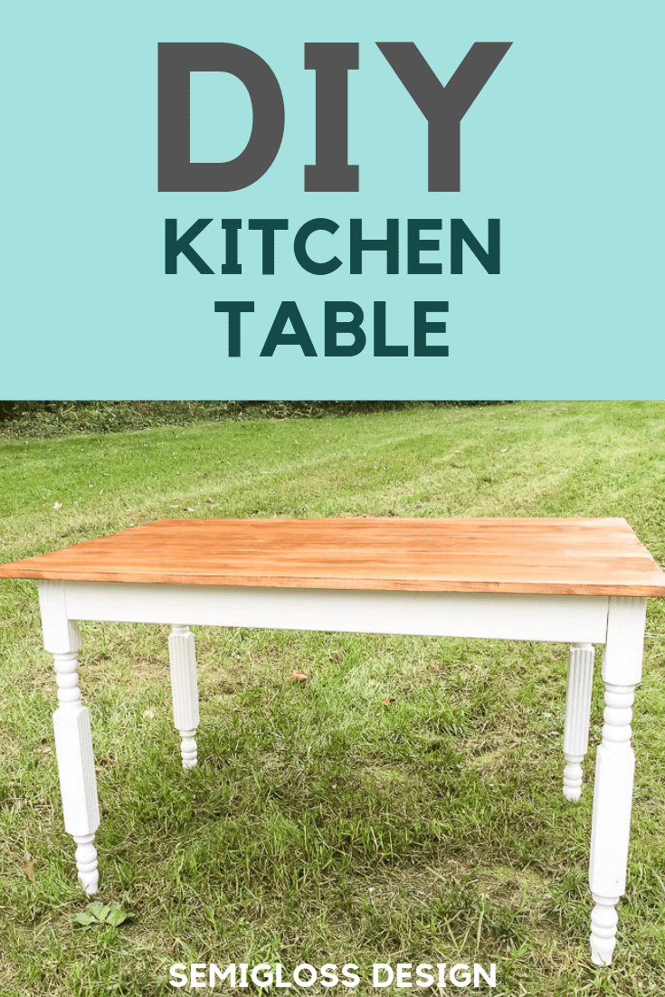 Learn to build a DIY kitchen table. 