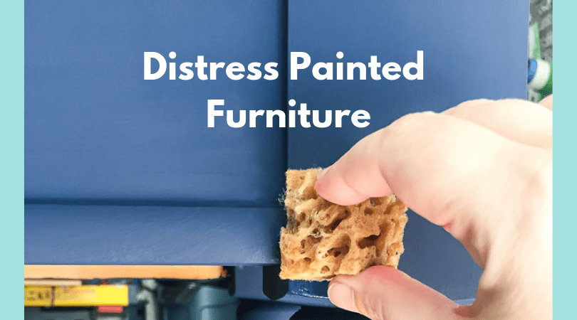 How to Distress Painted Furniture Using Two Different Methods