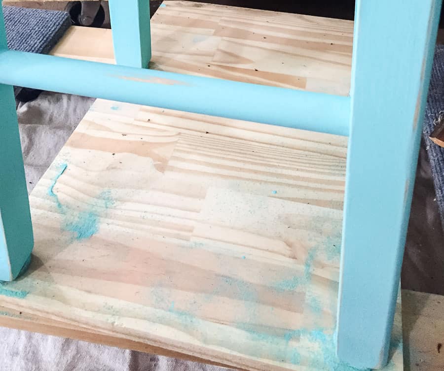 How To Distress Wood With Paint + Coconut Oil