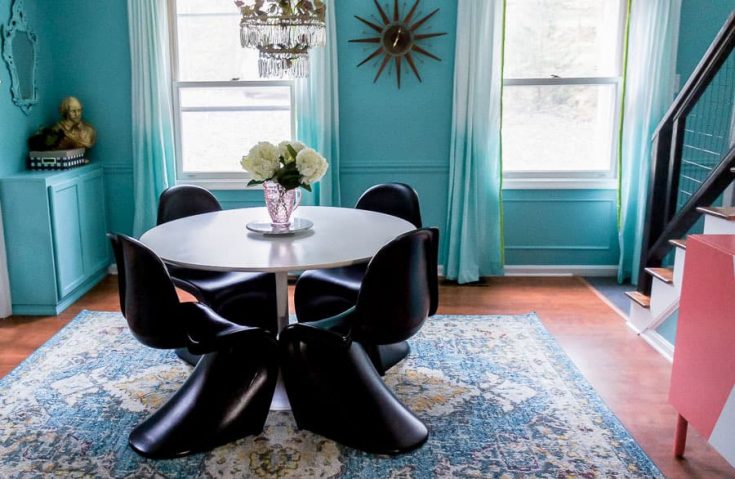 Modern Dining Room Makeover Reveal - Semigloss Design