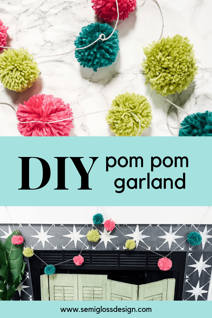 diy pom pom garland