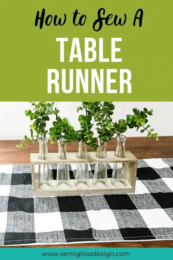 How to Make a Table Runner: The Easy Way!