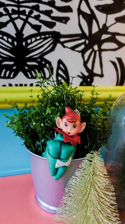 elf on plant