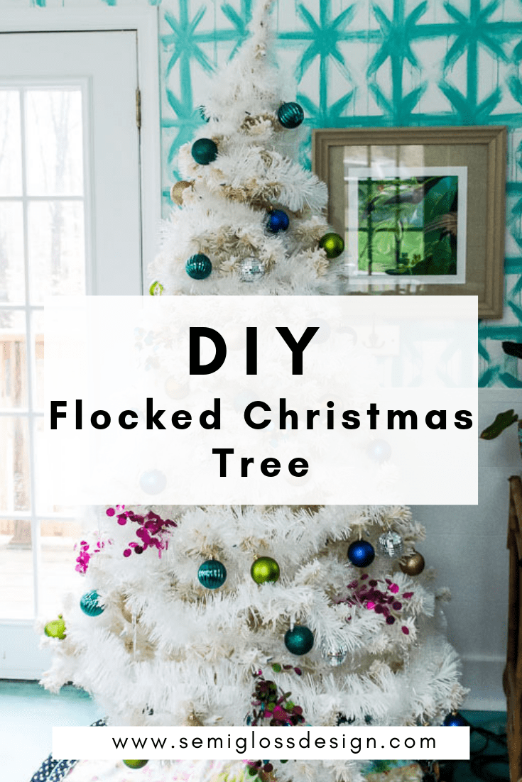 I TRIED TO DIY FLOCK MY CHRISTMAS TREE WITH FAKE SPRAY SNOW 