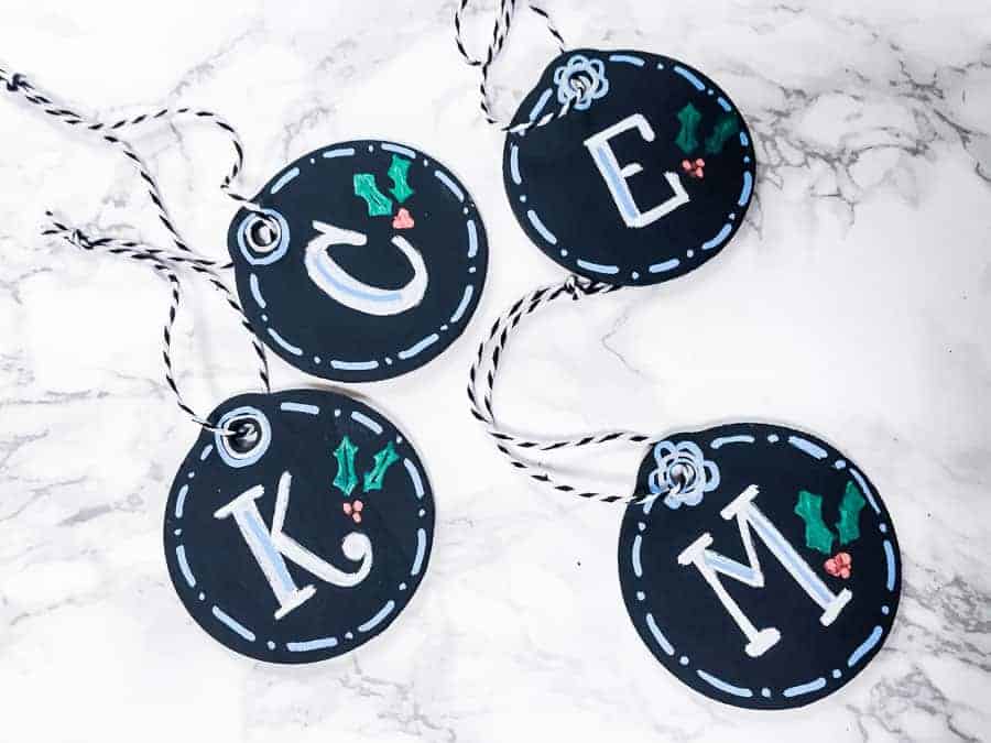 Learn How to Make Stocking Name Tags with Chalk Markers