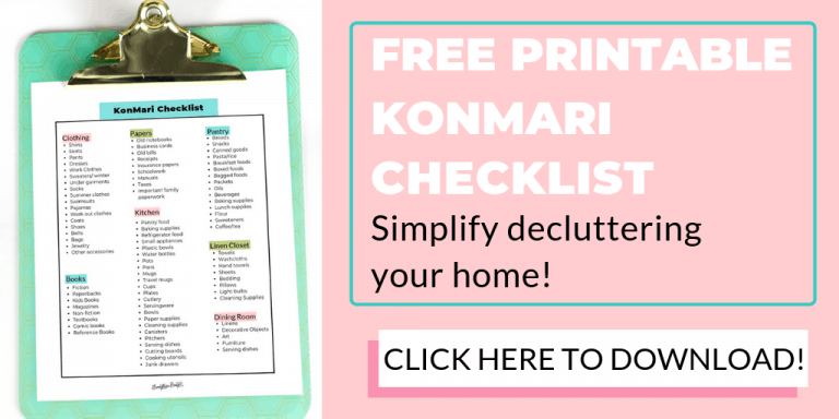 Lessons Learned while Tidying Up Using the KonMari Method