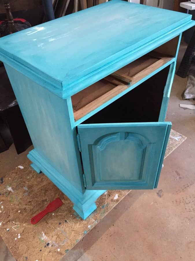 layered chalk paint process