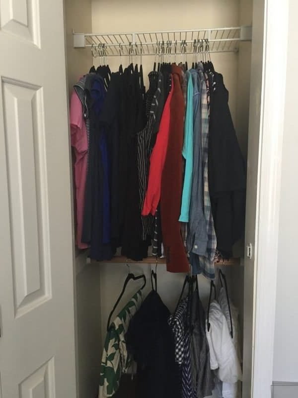 closet after konmari