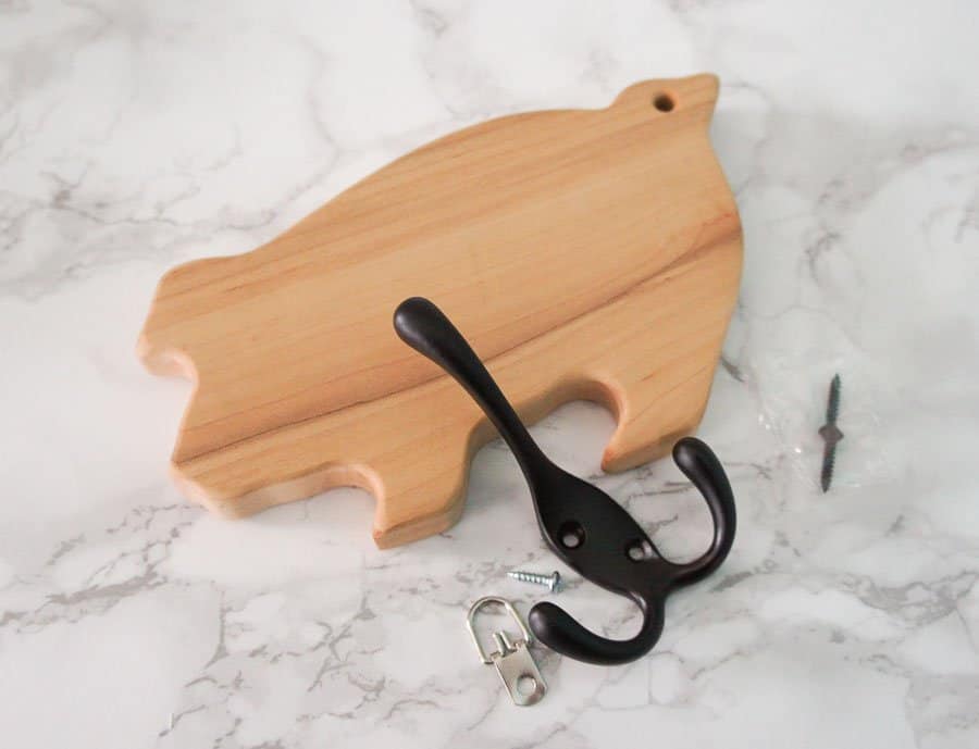 diy key holder supplies