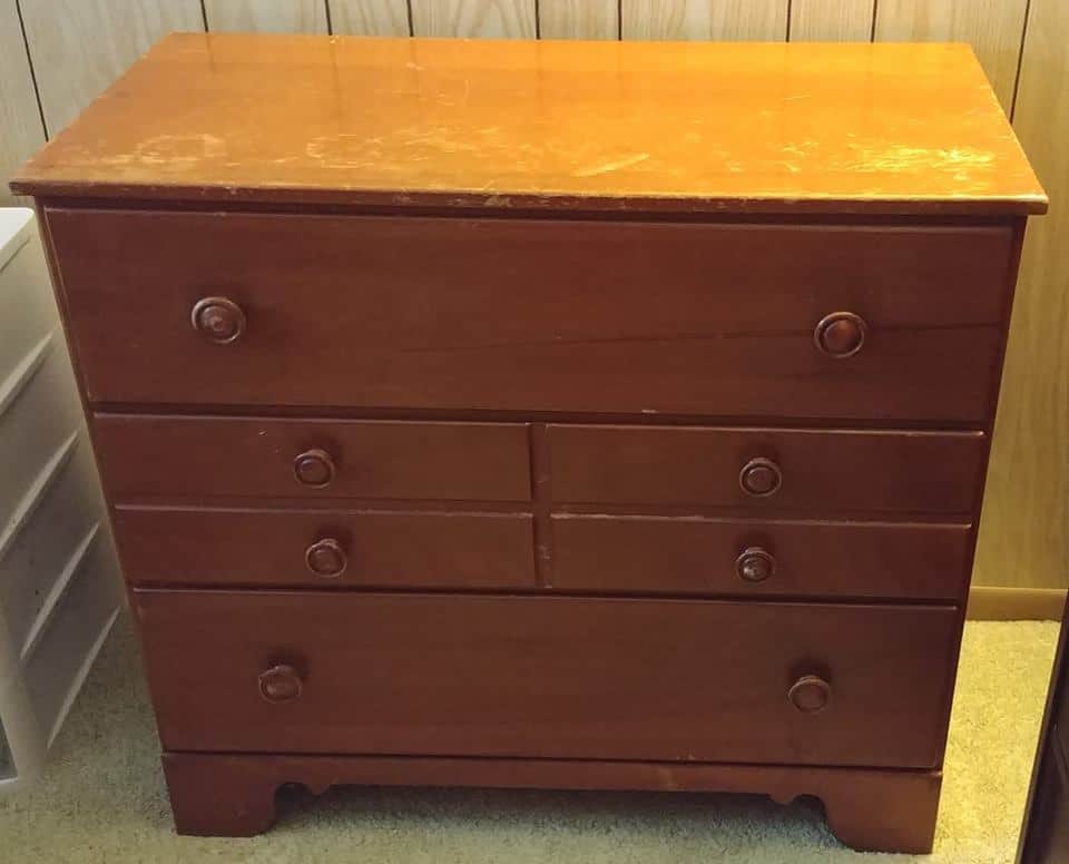 dresser before