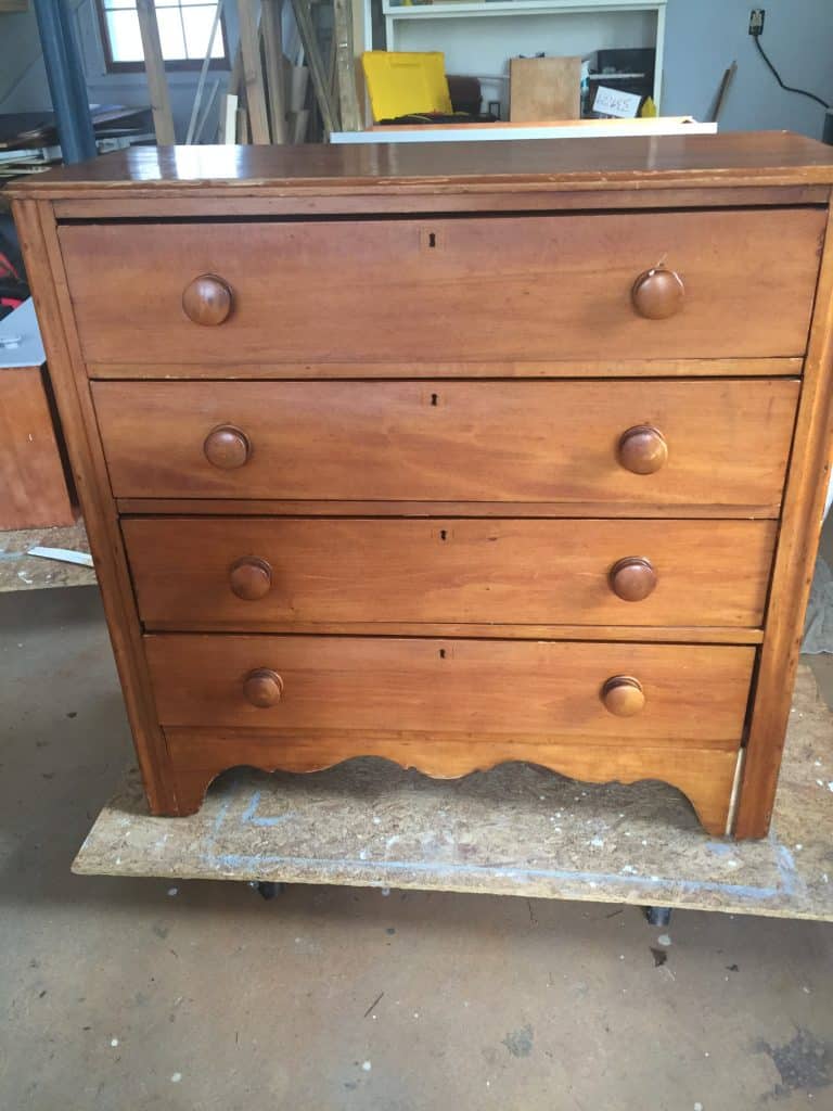 dresser before